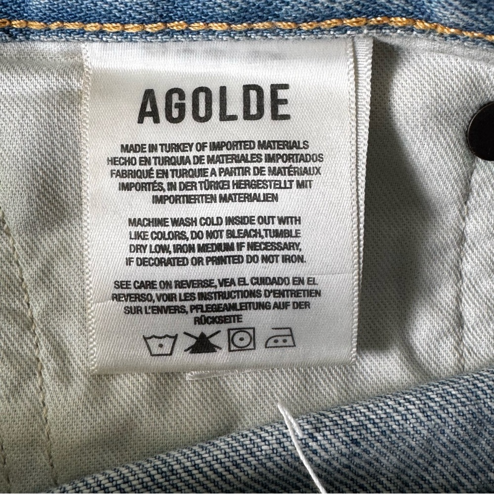 Anthropologie AGOLDE Parker Denim Long Shorts - Picture 9 of 10